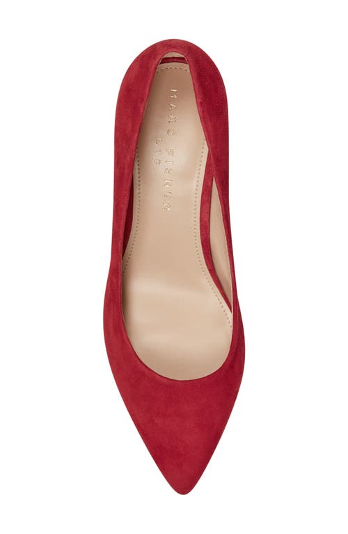 Marc Fisher Ltd Lewisa Pointed Toe Pump In Medium Red