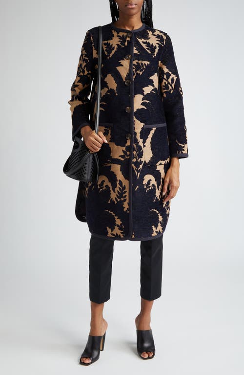 Shop Etro Paisley Reversible Longline Coat In S9883