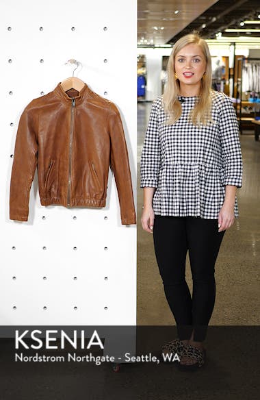 lucky brand ana leather jacket