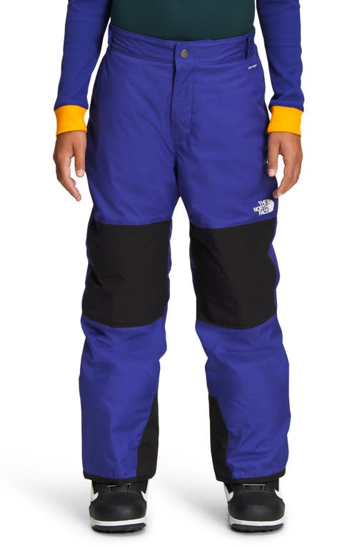 The North Face Kids' Freedom Waterproof Insulated Snow Pants in Lapis Blue