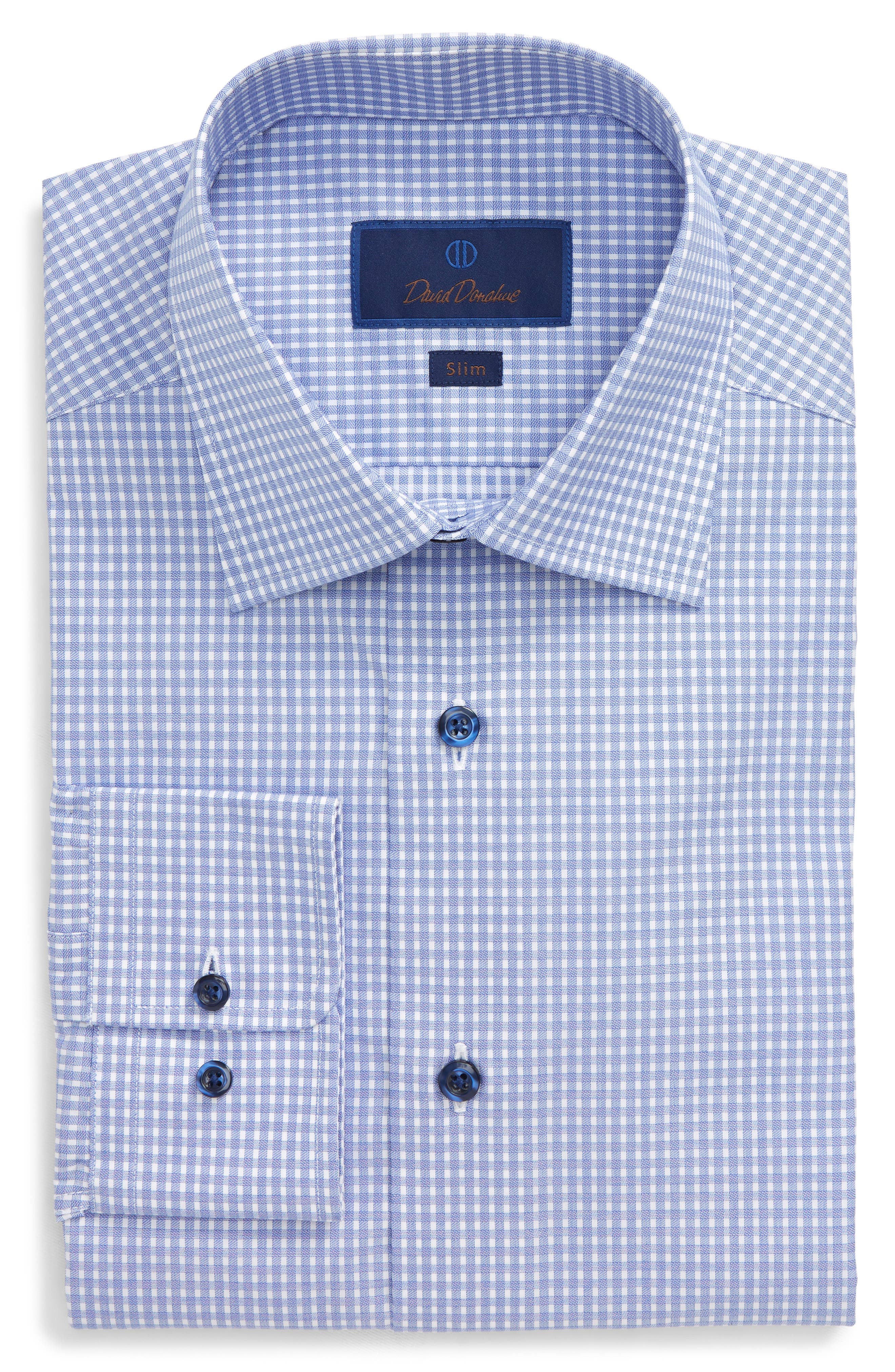 broletto trim fit dress shirt