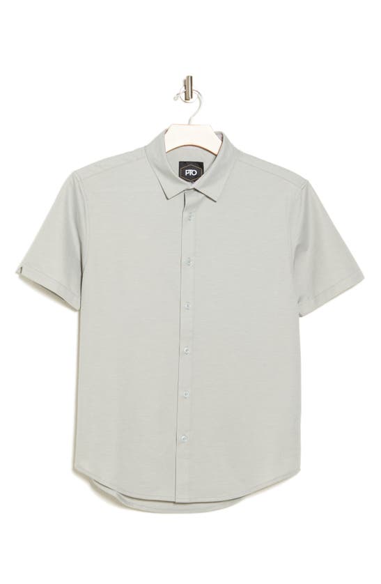 Pto Hamn Short Sleeve Shirt In Gray