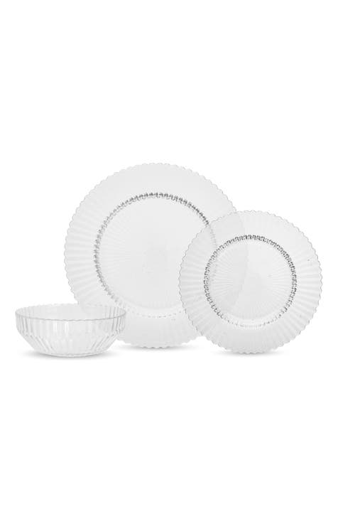 Gold Rim Embossed Porcelain Dinnerware Sets Fine Bone China Dinner Set for  Wedding - China Dinner Set and Dinner Plate price