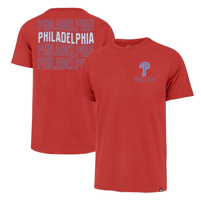 47 ' Red Philadelphia Phillies Hang Back Franklin T-shirt