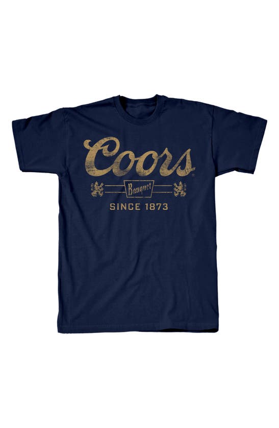 Shop Tsc Miami Coors Banquet 73' Cotton Graphic T-shirt In Navy