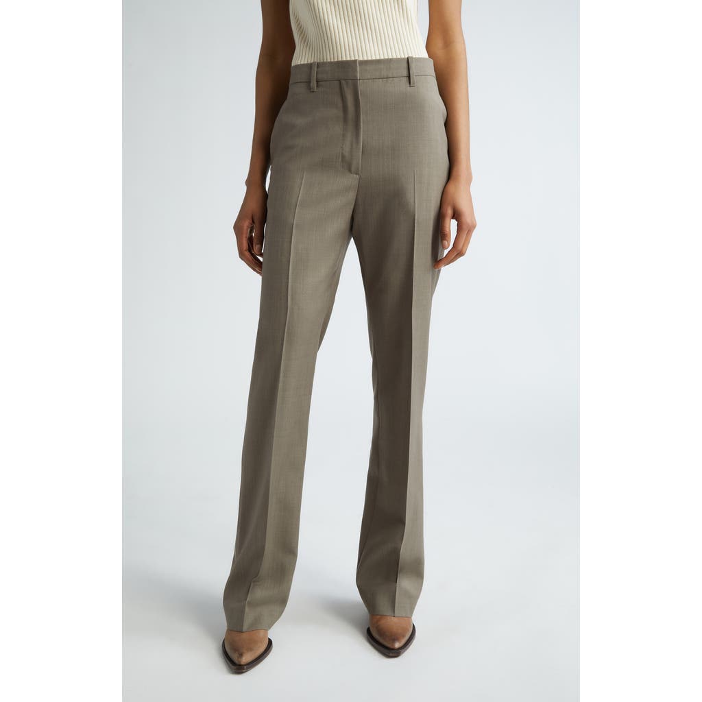 GOLDEN GOOSE GOLDEN GOOSE RELAXED WOOL STRAIGHT LEG PANTS