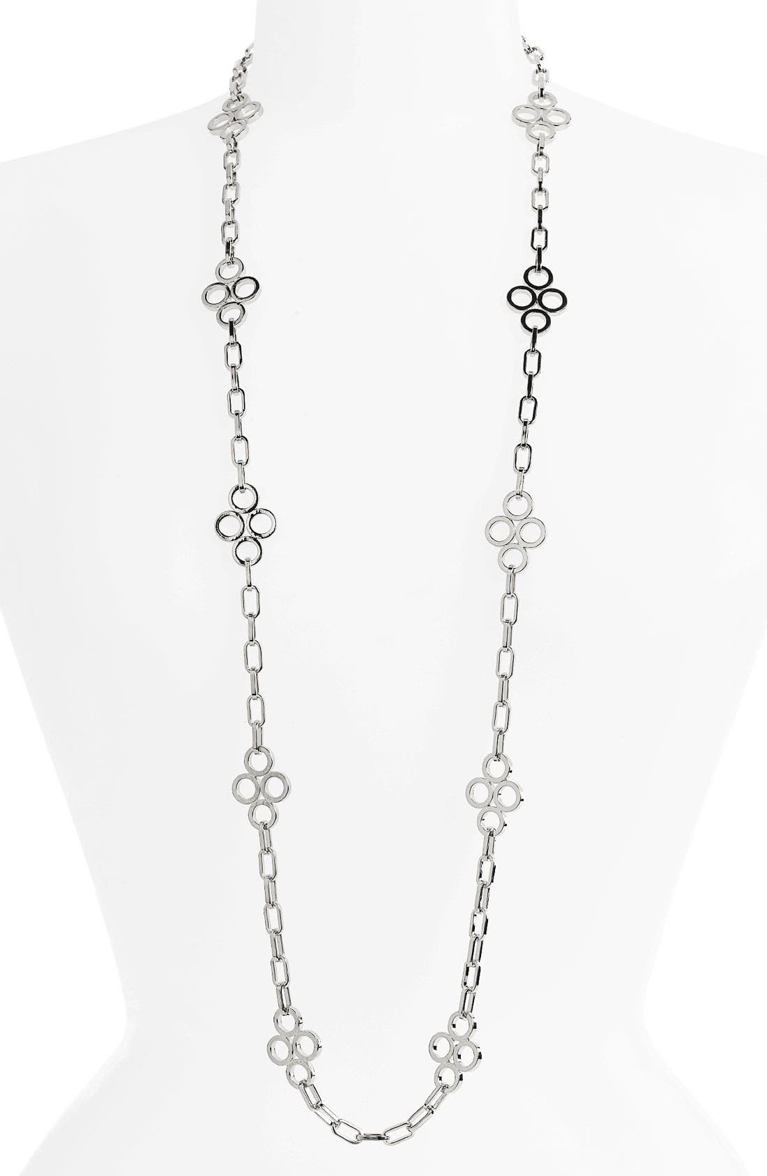 Tory Burch Large Clover Chain Necklace Nordstrom