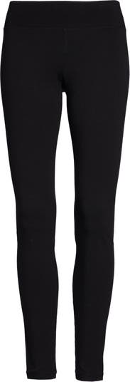 Hue Women's Plus-Size Ultra Leggings with Wide Waistband, Black