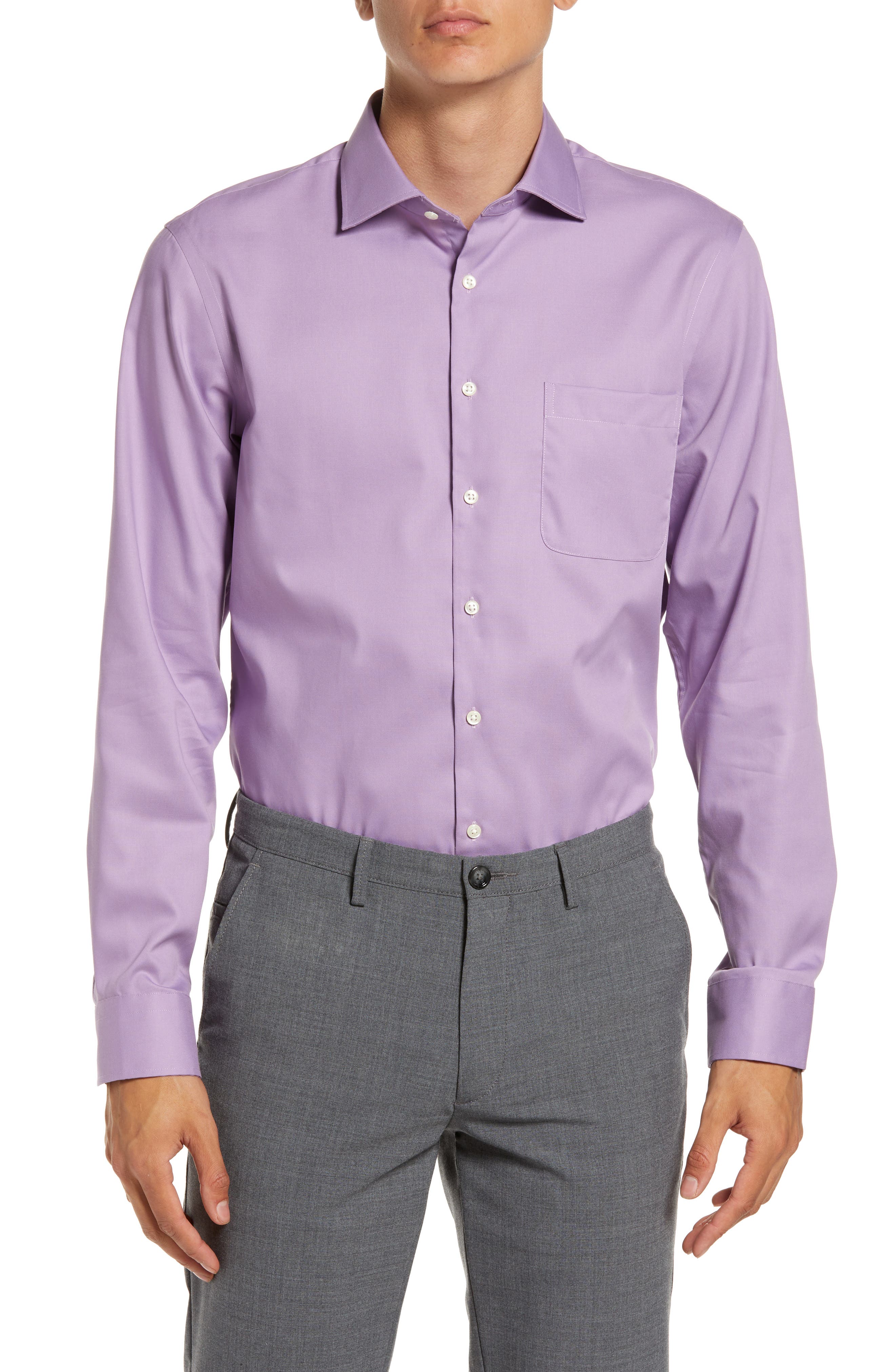 Men's Purple Button Down \u0026 Dress Shirts 