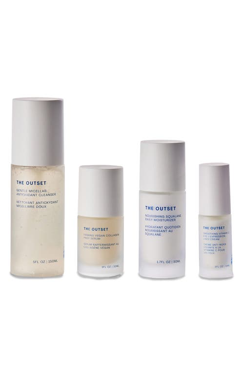 Shop The Outset Everyday Radiance Gift Set (limited Edition) $165 Value In Blue