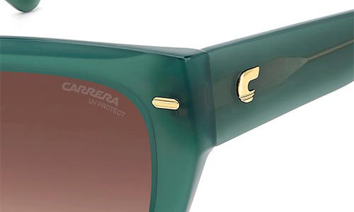 Shop Carrera Eyewear 55mm Gradient Cat Eye Sunglasses In Green/brown Gradient