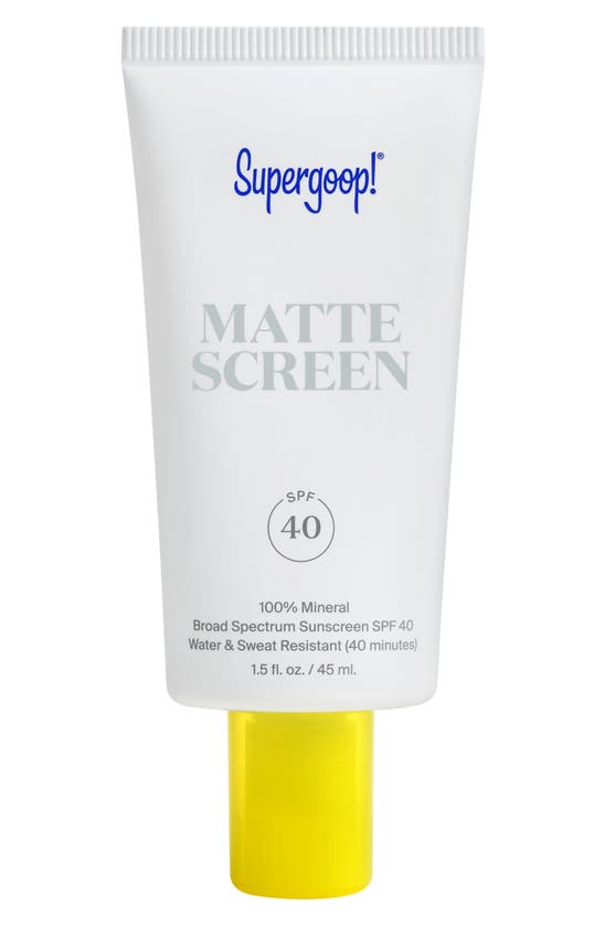 Supergoop ! Mini Mineral Mattescreen Sunscreen Spf 40 .68 oz / 20 ml
