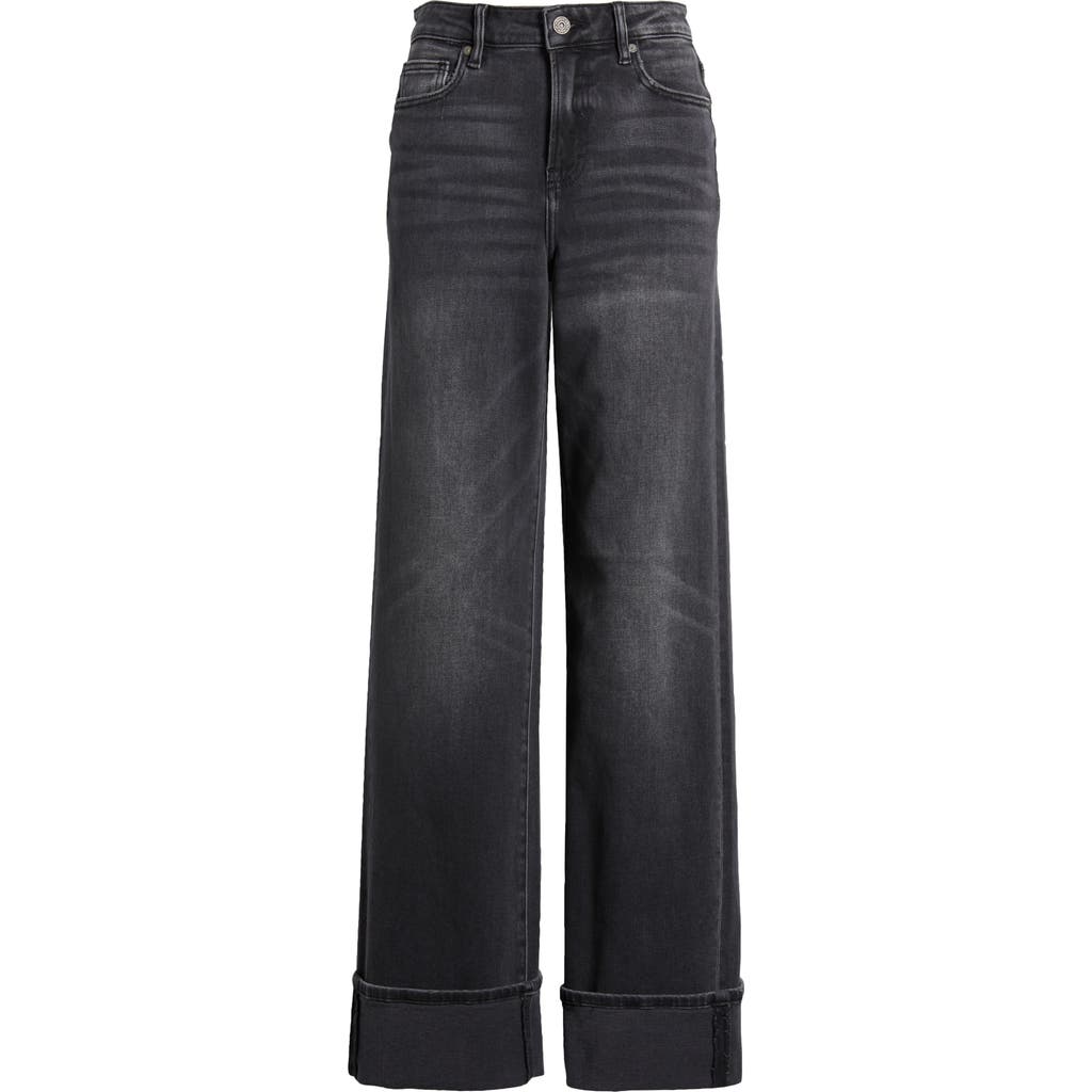HIDDEN JEANS HIDDEN JEANS CUFFED HIGH WAIST DAD JEANS
