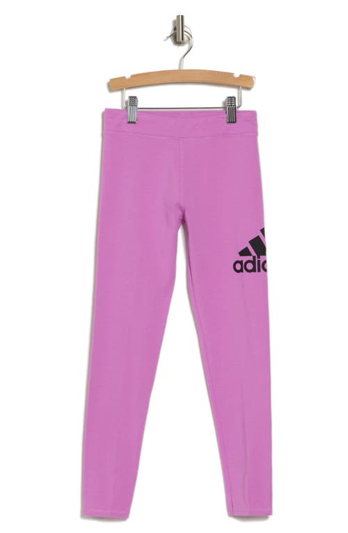 Shop Adidas Originals Adidas Kids' Cotton Jersey Tights In Medium Purple