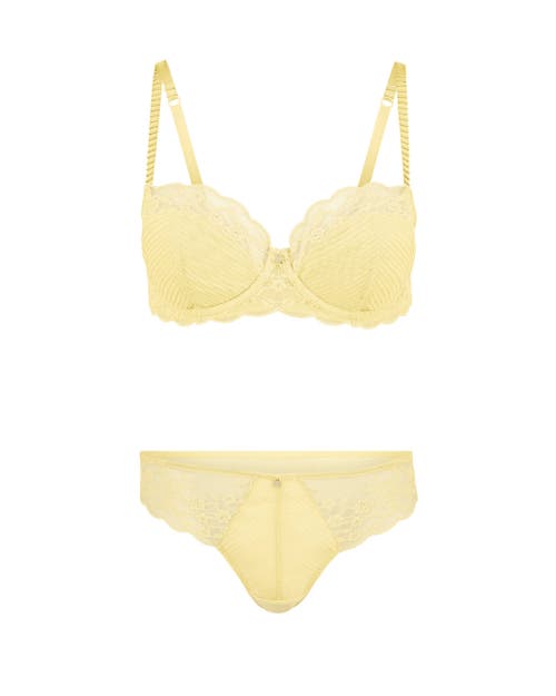 Adore Me Perla Contour Balconette Bra In Light Yellow