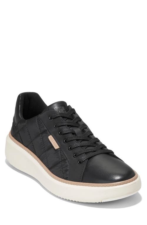 Cole Haan GrandPro Topspin Puffer Sneaker in Black/Ch Dark Latte/Ivory at Nordstrom, Size 12