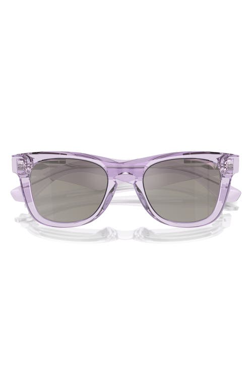 50mm Square Sunglasses in Violet