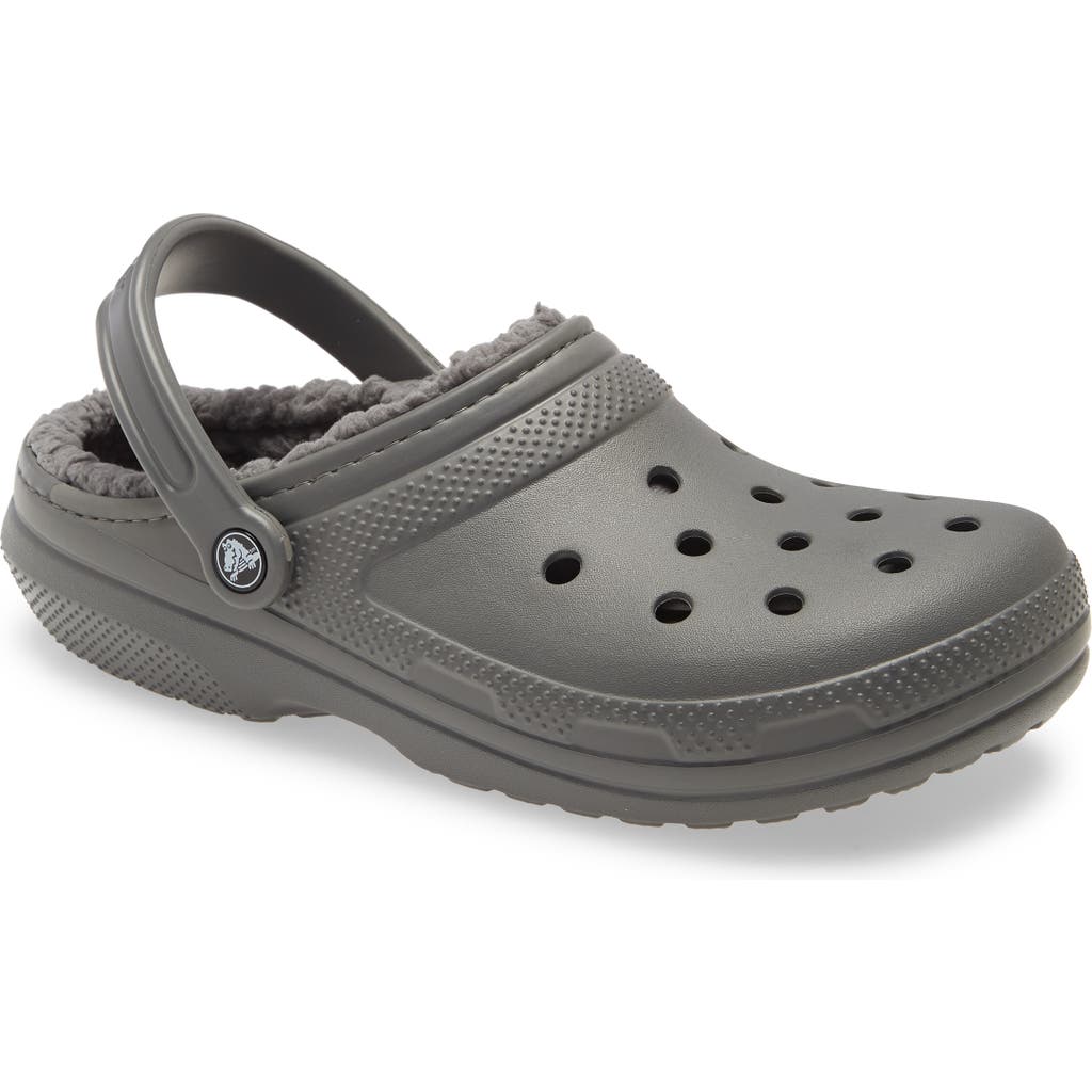 Crocs ™ Classic Lined Slipper In Slate Grey/smoke