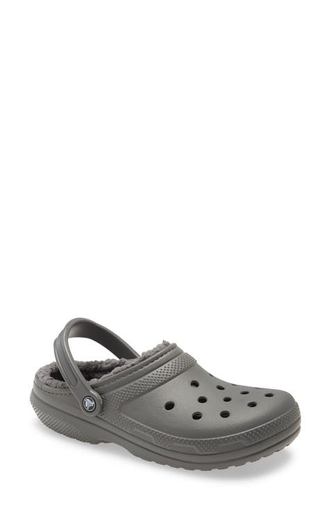 Grey crocs best sale