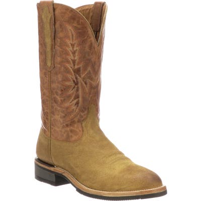 Lucchese Rudy Cowboy Boot - Brown