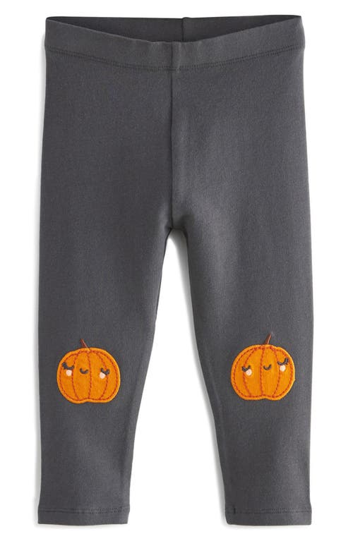 Shop Next Kids' Pumpkin Leggings In Grey