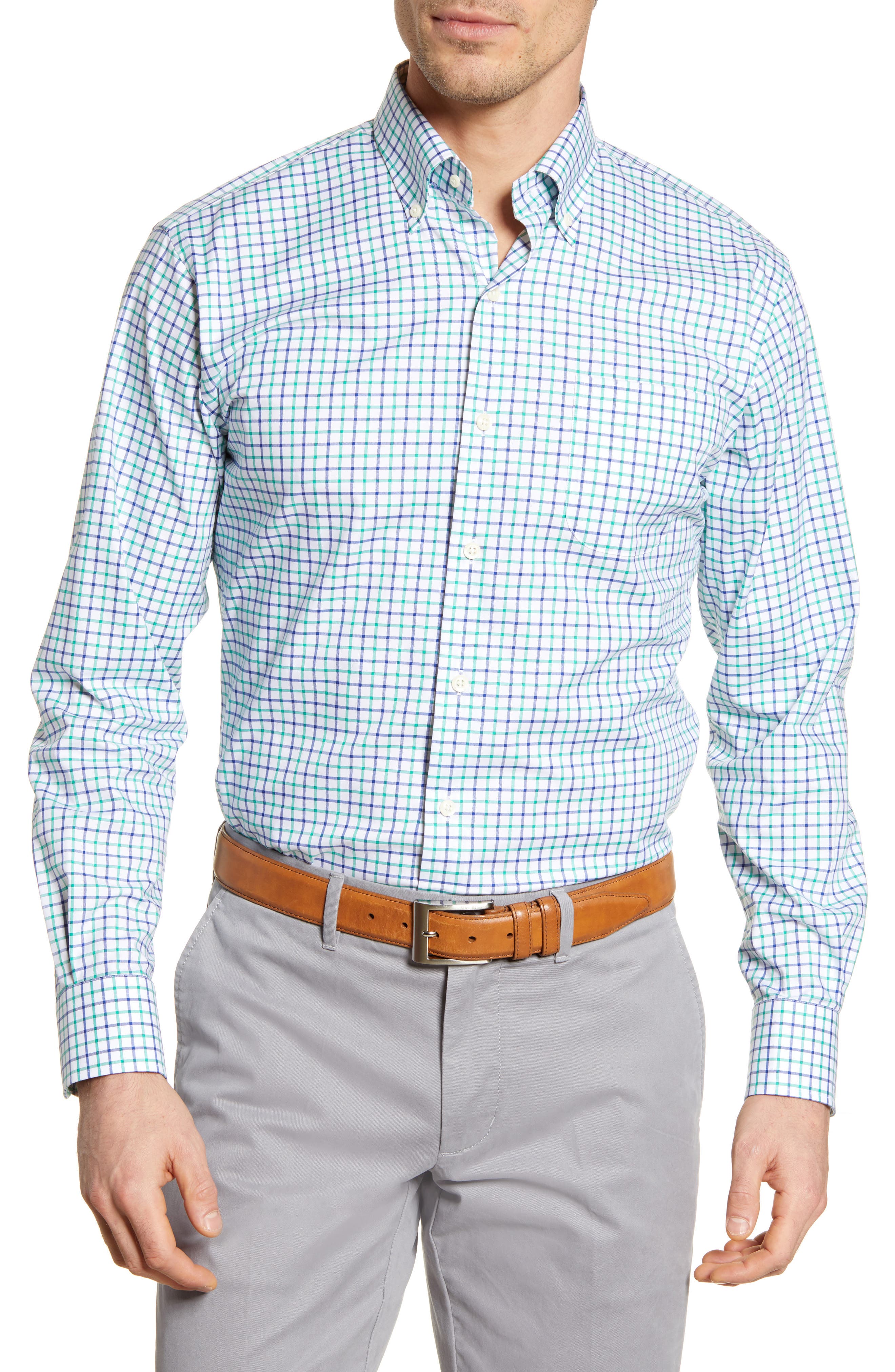 Peter Millar Emory Regular Fit Tattersall Check Button-down Shirt In ...