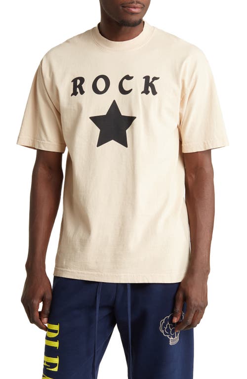 PLEASURES Rockstar Graphic T-Shirt Cream at Nordstrom,