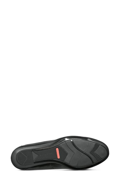 Shop Rockport Rita Ballet Flat In Black Leather
