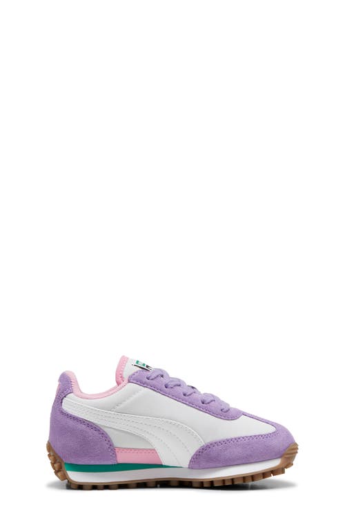 Puma Kids' Easy Rider Sneaker In Silver Mist- White