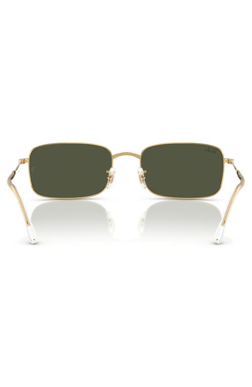 Ray Ban Rb3746 Sunglasses Arista Gold Frame Green Lenses 59-20 In Gold Flash