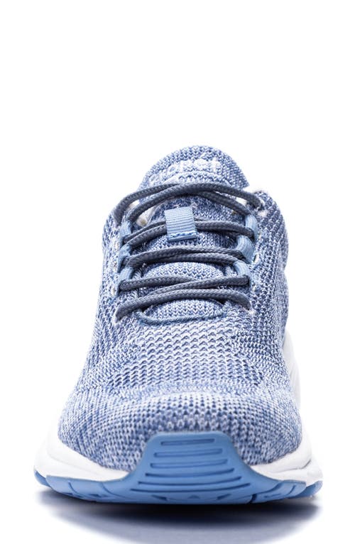 Propét Propet Stability Fly Sneaker In Denim/white Fabric