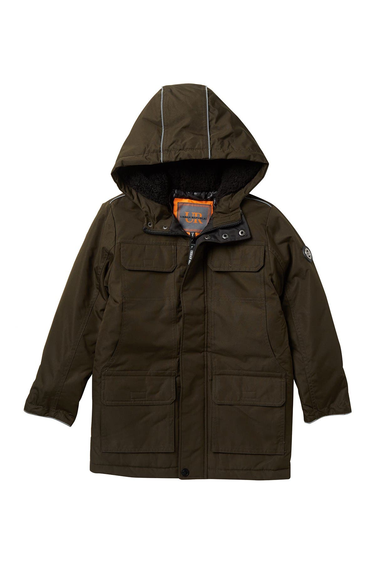 URBAN REPUBLIC Womens Winter Jacket Heavyweight Water Resistant Expedition Faux-Fur Lined Parka Jacket