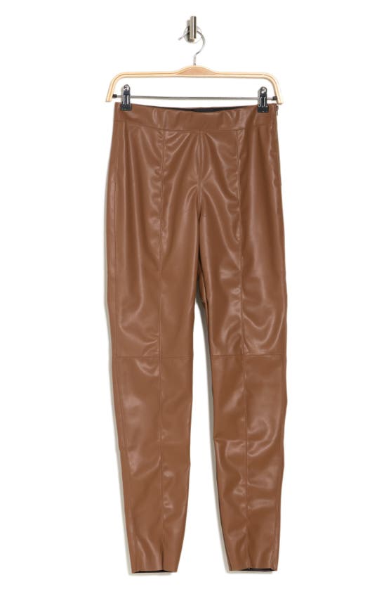KNOW ONE CARES FAUX LEATHER LEGGINGS