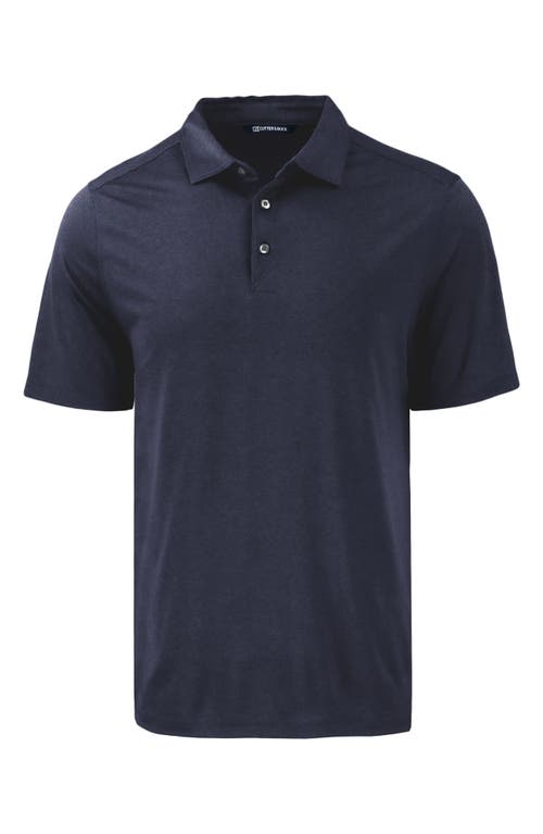 Shop Cutter & Buck Comfort Performance Jersey Polo In Navy Blue