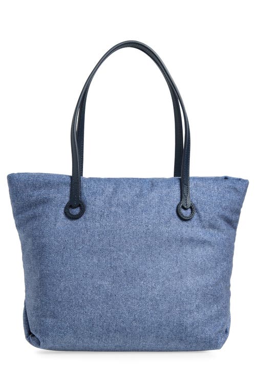 Jw Anderson Small Puffy Anchor Shopper Bag - J.w. Anderson - Polyester - Blue In Blue
