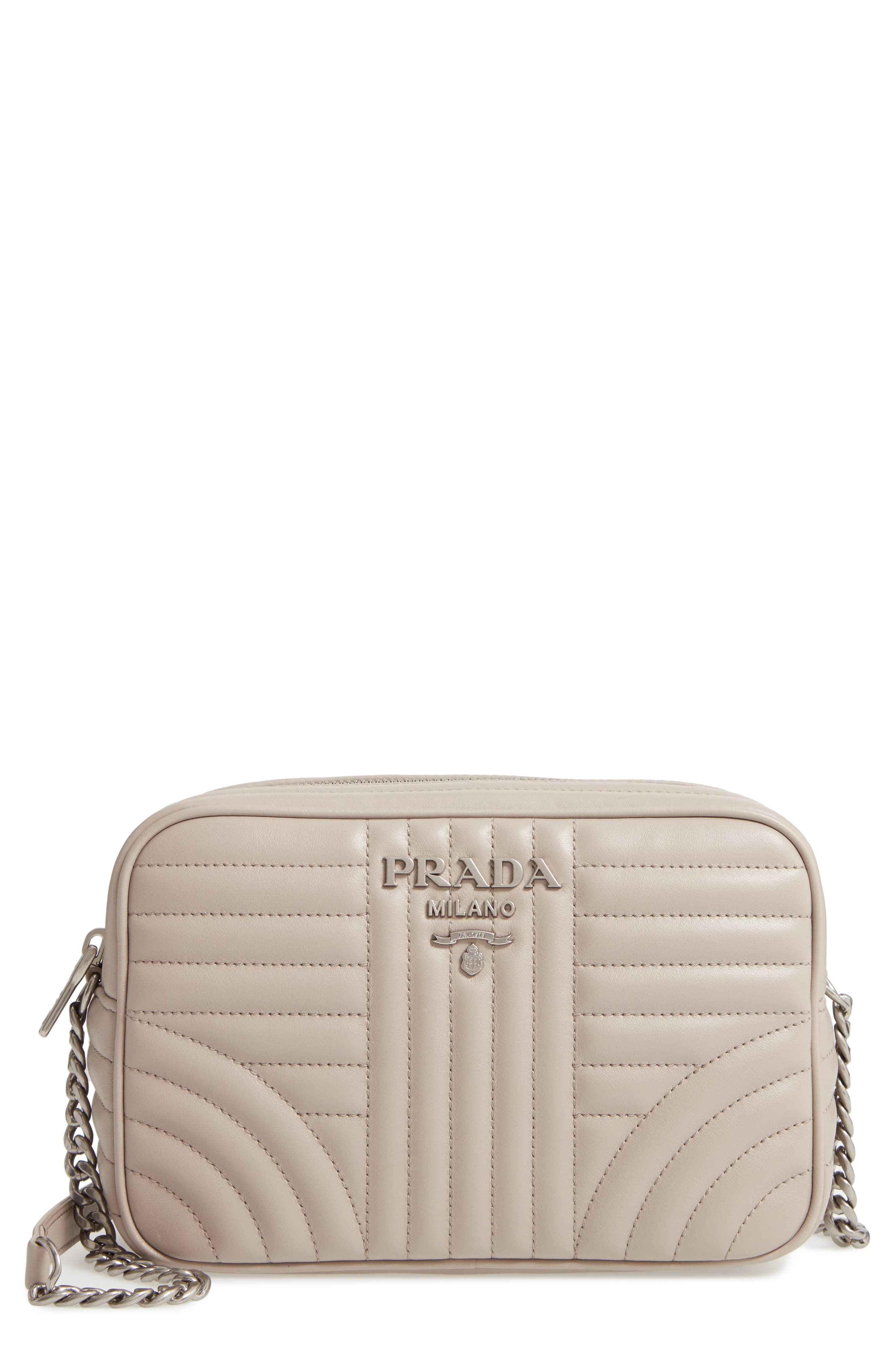 prada quilted leather camera bag