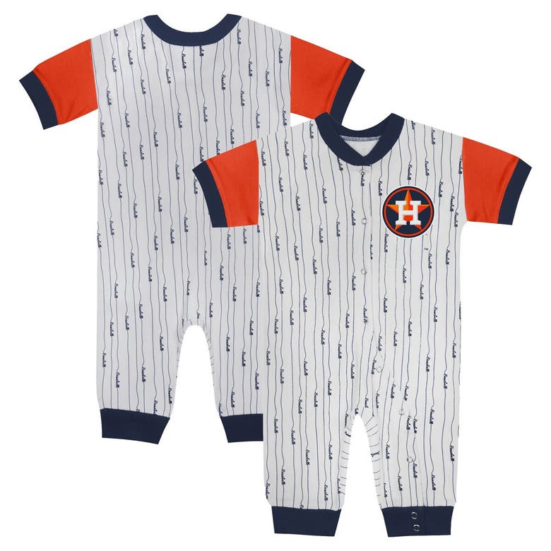 Outerstuff Babies' Infant Fanatics Branded White Houston Astros Logo Best Series Full-snap Jumper