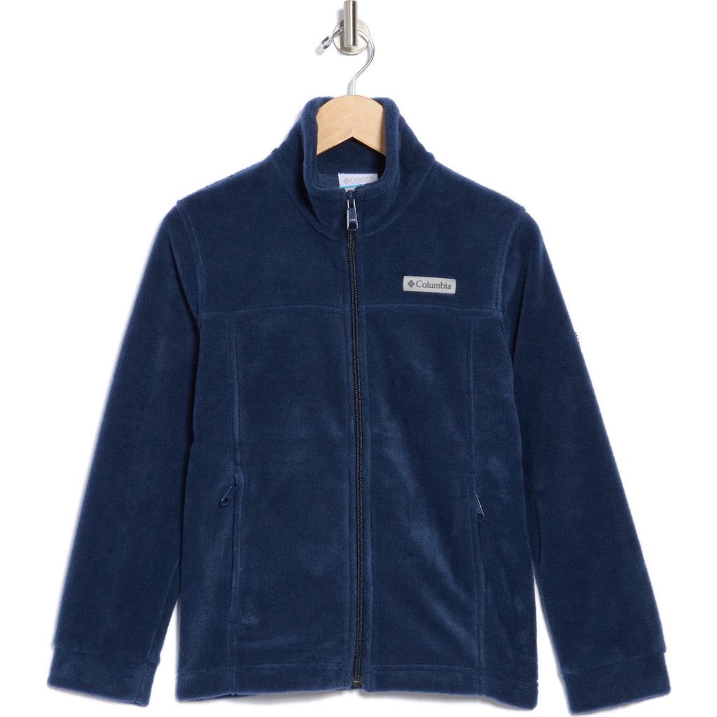 Columbia Kids' Birch Falls Fleece Jacket In Collegiate Navy