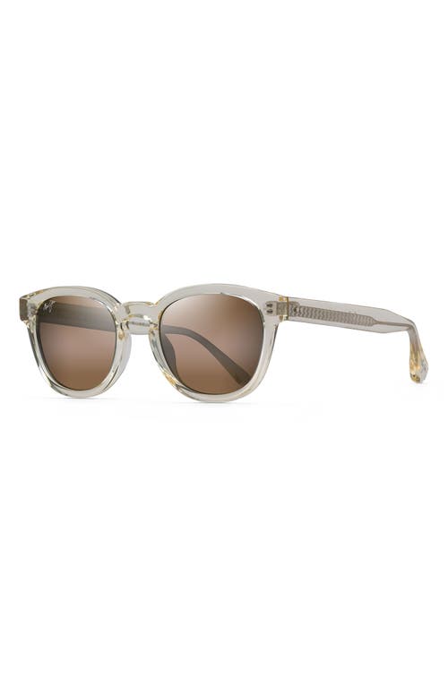 Maui Jim Cheetah 5 52mm Polarized Square Sunglasses 52mm Cheetah 5 Polarized Square Sunglasses In Vintage Crystal/hcl Bronze