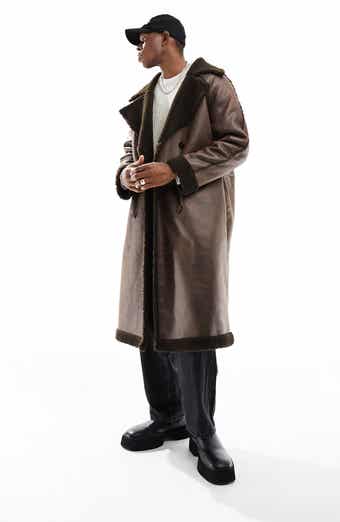 Topman peached 2025 trench coat