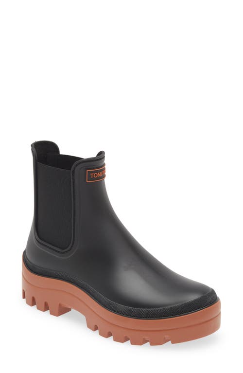 Toni Pons Covent Waterproof Lug Sole Boot In Black/tan