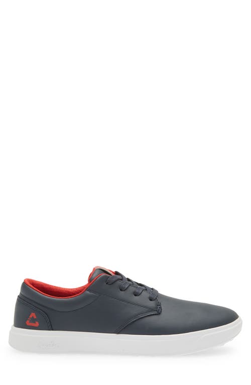 Travismathew The Wildcard Sneaker In Navy/red