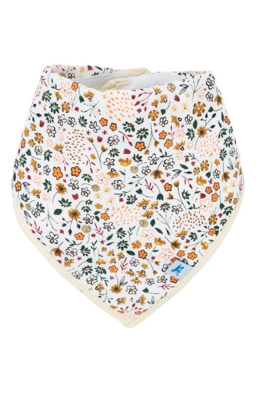 Shop Little Unicorn 4-pack Fleece & Cotton Muslin Bandana Bib In Pressed Petals