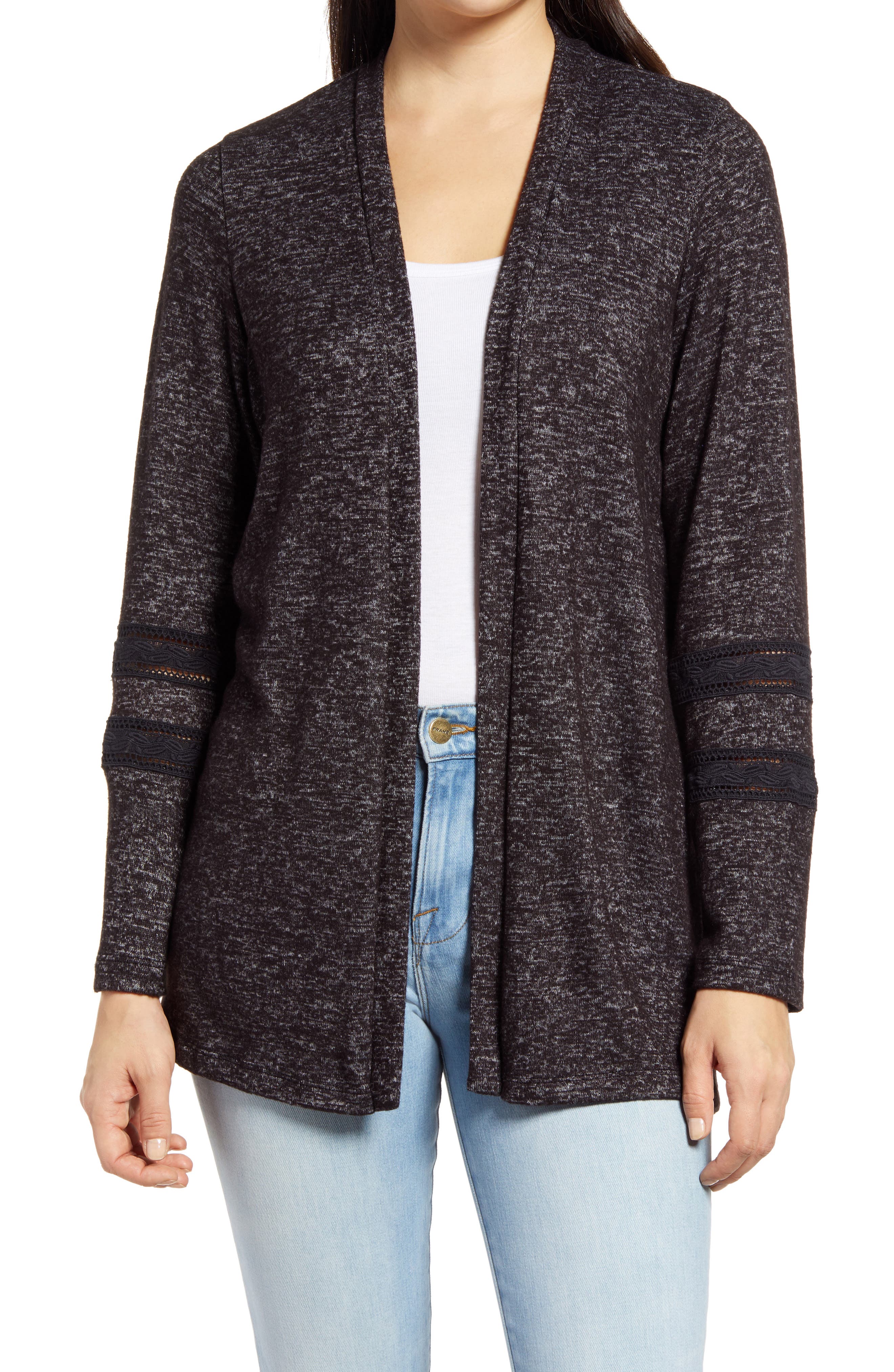 nordstrom black cardigan
