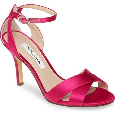 Nina Ankle Strap Sandal, Pink