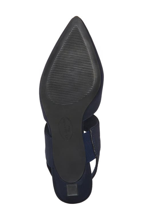 Anne Klein Intime Pointed Toe Pump In Navy