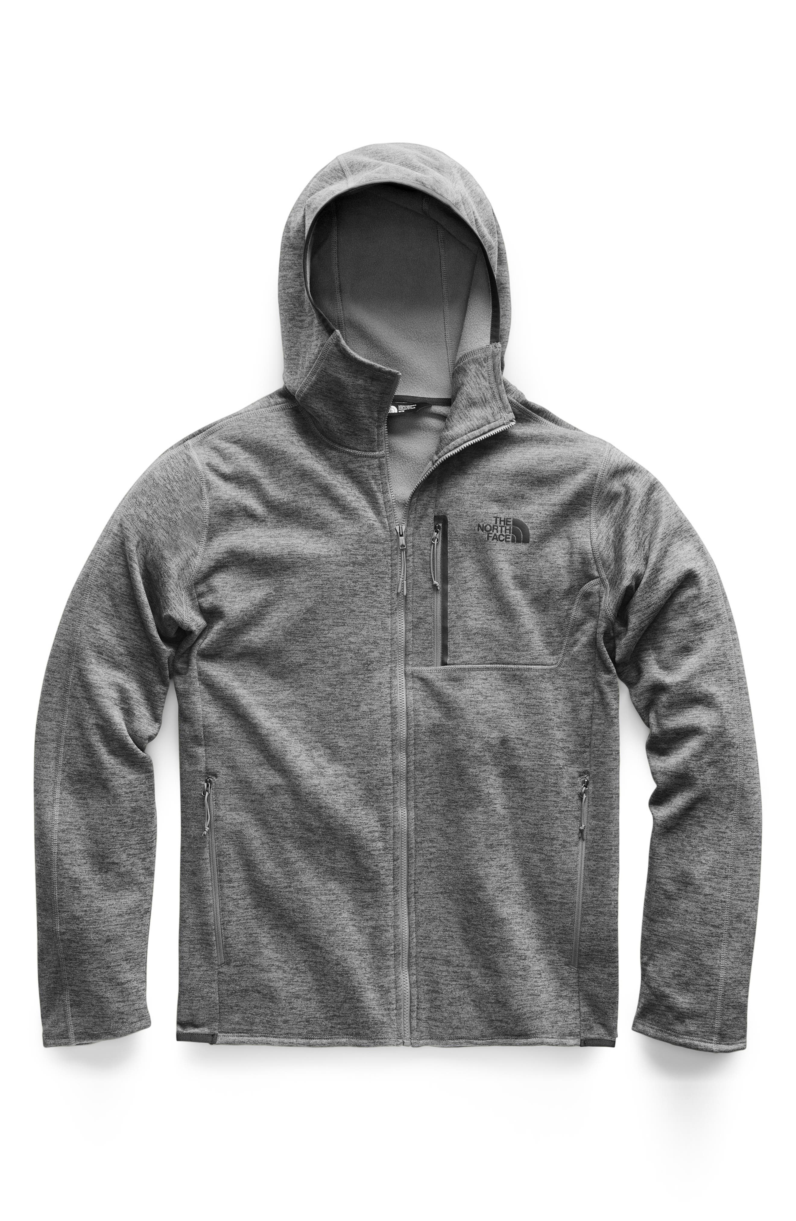 the north face canyonlands hooded fleece jacket