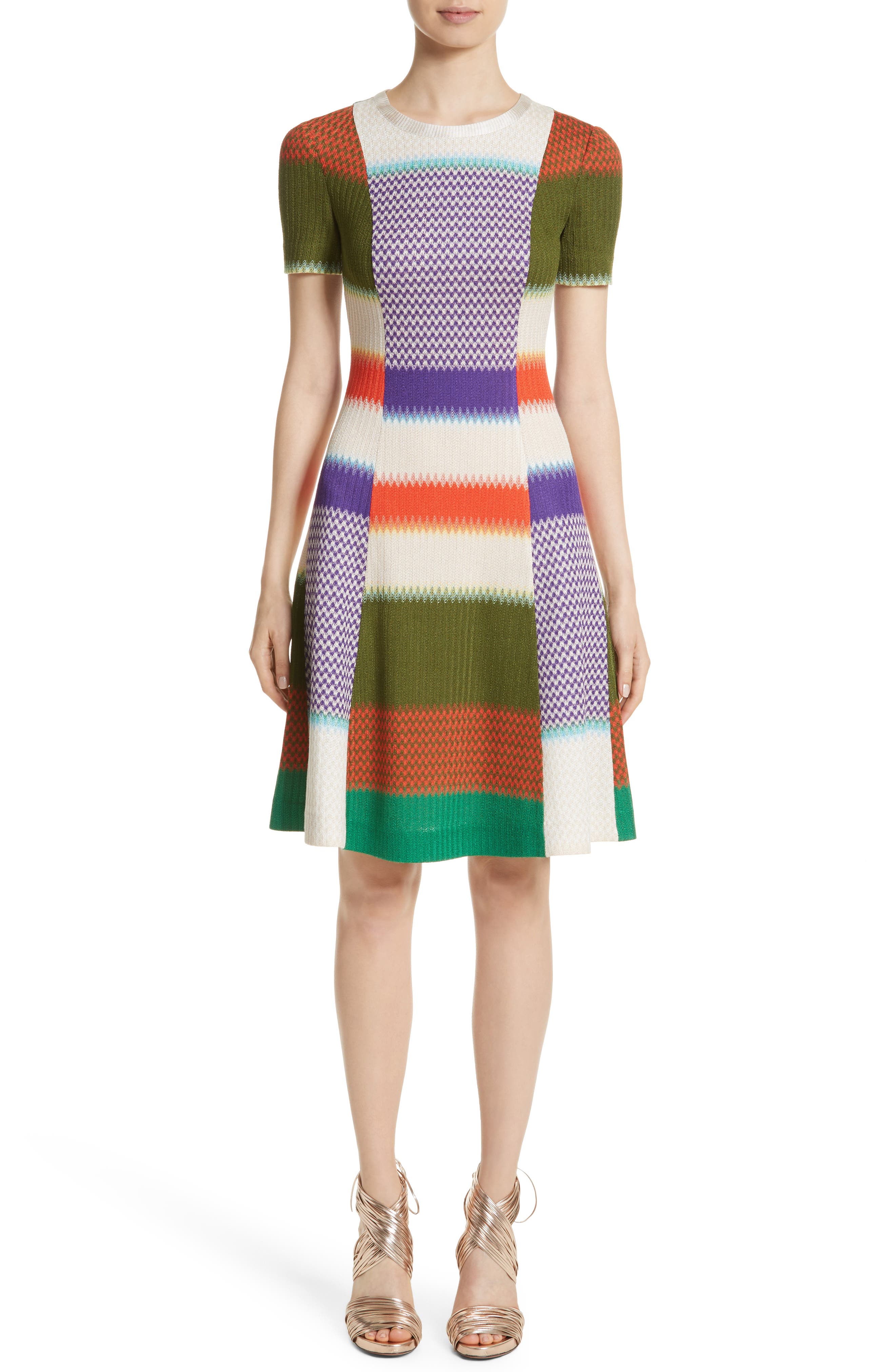 Missoni Multi Knit Flare Dress Nordstrom