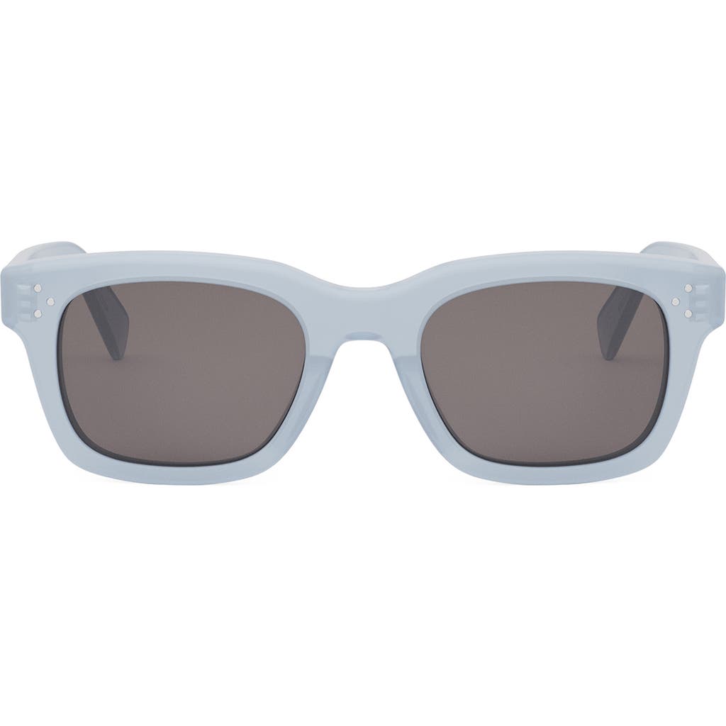 Celine Bold 3 Dots 50mm Square Sunglasses In Grey/other/smoke