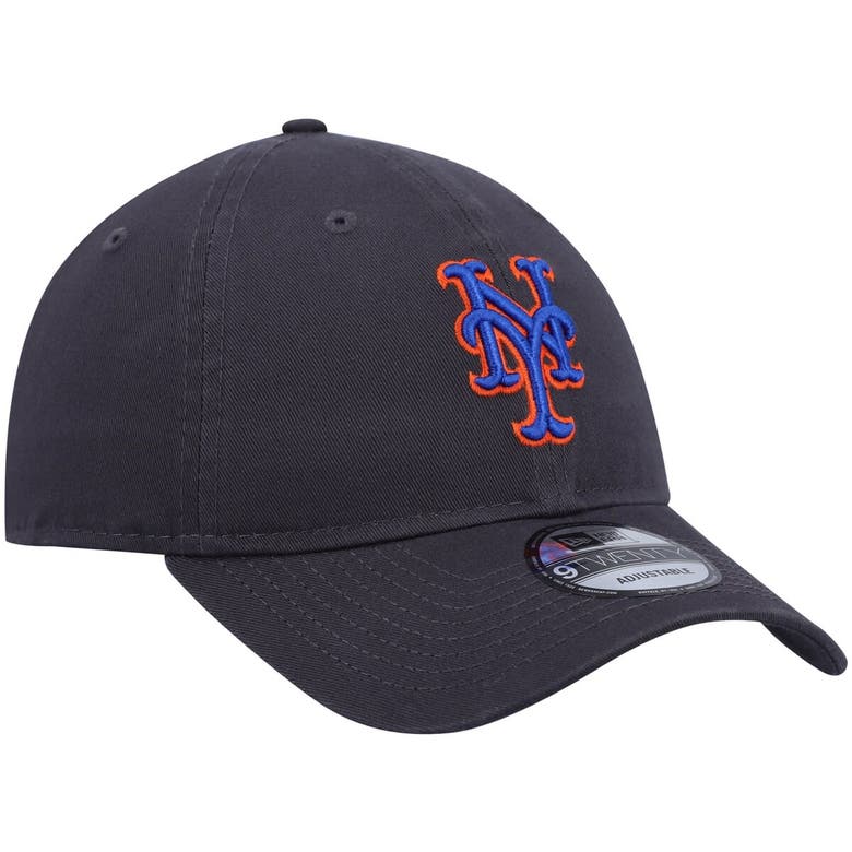 Shop New Era Graphite New York Mets Fashion Core Classic 9twenty Adjustable Hat